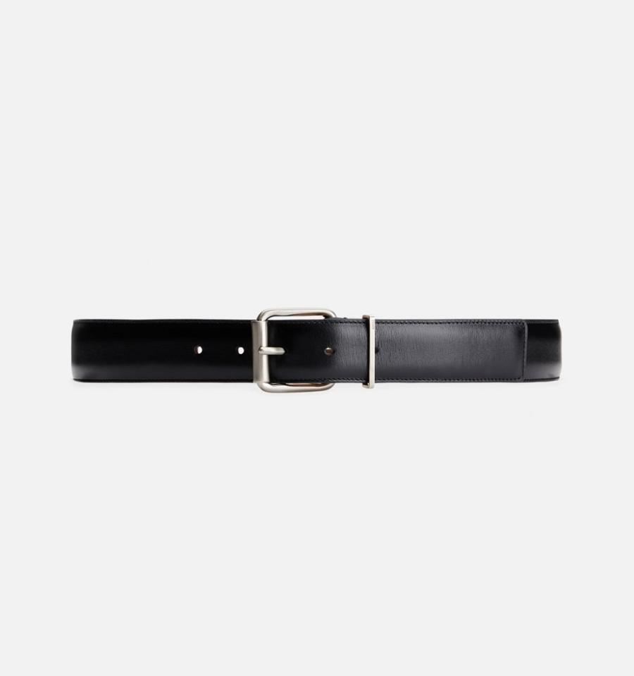 AMI PARIS 35 Mm Belts Black | ami_CA466
