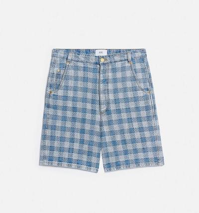 AMI PARIS Alex Fit Denim Blue | ami_CA280
