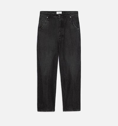 AMI PARIS Alex Fit Jeans Black | ami_CA594