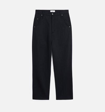 AMI PARIS Alex Fit Pants Black | ami_CA602