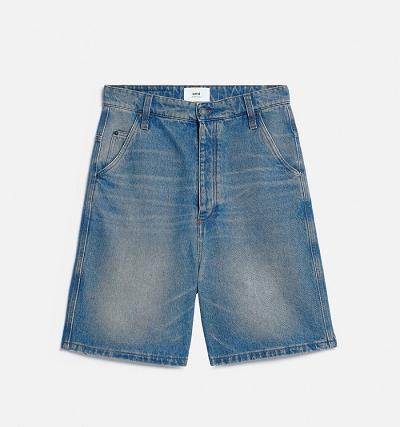 AMI PARIS Alex Fit Shorts Blue | ami_CA256