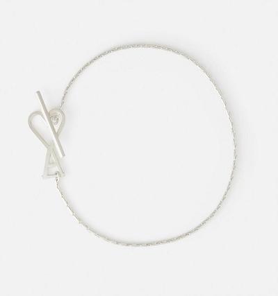 AMI PARIS Ami de Coeur Chain Bracelet Jewelry Silver | ami_CA459