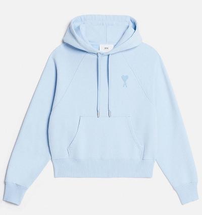 AMI PARIS Ami de Coeur Hoodies Blue | ami_CA166