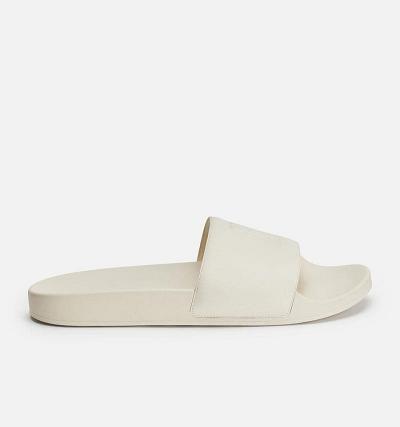 AMI PARIS Ami de Coeur Slides Beige | ami_CA473