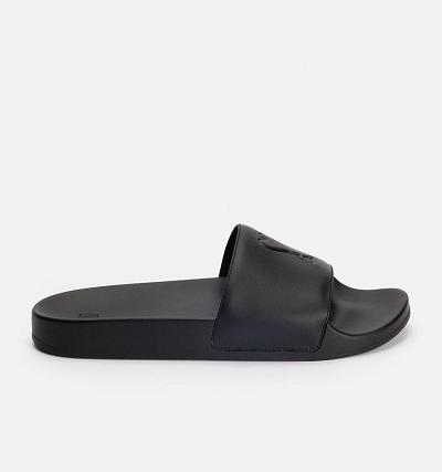 AMI PARIS Ami de Coeur Slides Black | ami_CA106