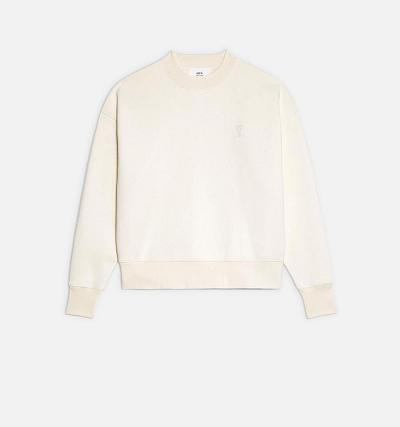 AMI PARIS Ami de Coeur Sweatshirts Beige | ami_CA274