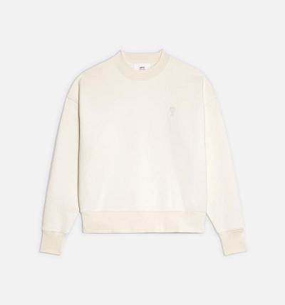 AMI PARIS Ami de Coeur Sweatshirts Beige | ami_CA479