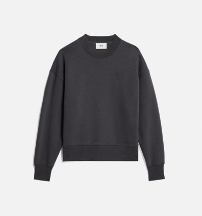 AMI PARIS Ami de Coeur Sweatshirts Grey | ami_CA409