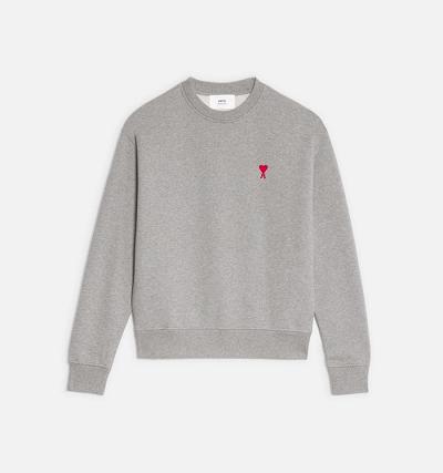AMI PARIS Ami de Coeur Sweatshirts Grey | ami_CA475