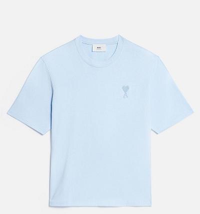 AMI PARIS Ami de Coeur T Shirts Blue | ami_CA298