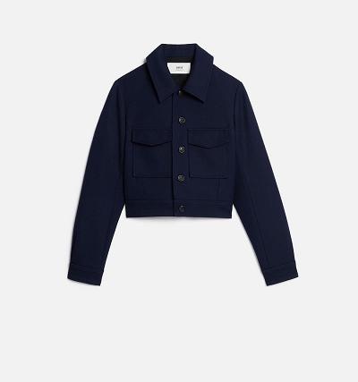 AMI PARIS Buttoned Suits Navy | ami_CA365