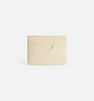 AMI PARIS Card Holder Card Case Beige | ami_CA320