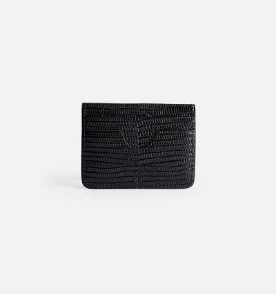 AMI PARIS Card Holder Card Case Black | ami_CA200