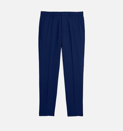 AMI PARIS Carott Fit Suits Navy | ami_CA610