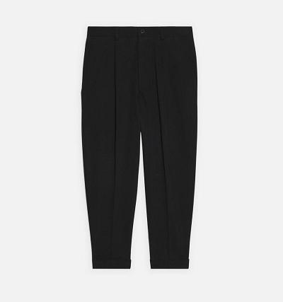 AMI PARIS Carrot Oversized Suits Black | ami_CA171