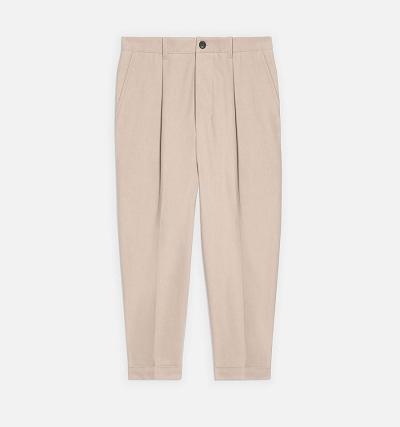 AMI PARIS Carrot Oversized Suits Khaki | ami_CA377