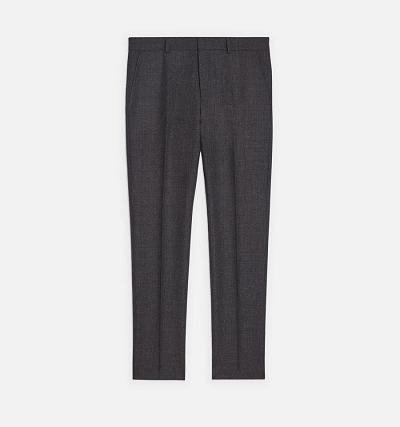 AMI PARIS Cigarette Fit Suits Dark Grey | ami_CA336