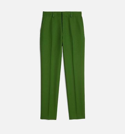 AMI PARIS Cigarette Fit Suits Green | ami_CA363