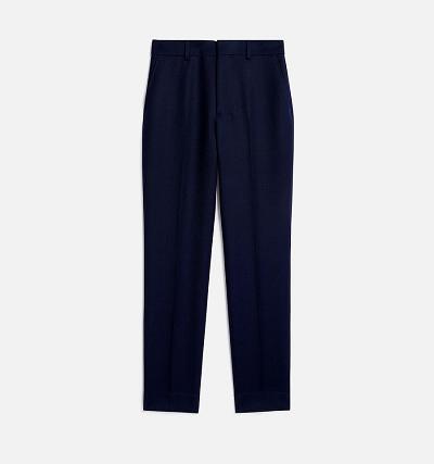 AMI PARIS Cigarette Fit Suits Navy | ami_CA501