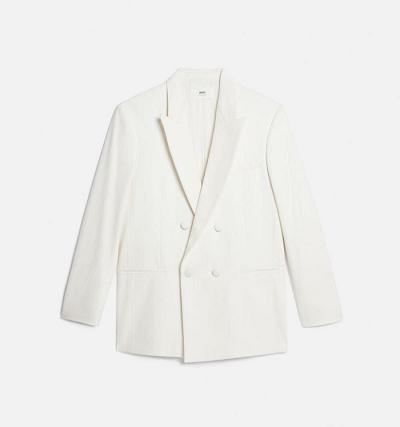 AMI PARIS Double Breasted Jackets White | ami_CA310