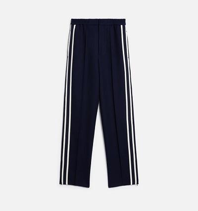 AMI PARIS Elasticated Waist Pants Navy | ami_CA601