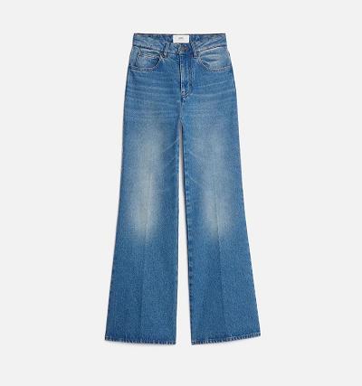 AMI PARIS Flare Fit Jeans Blue | ami_CA139