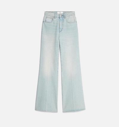 AMI PARIS Flare Fit Jeans Blue | ami_CA309