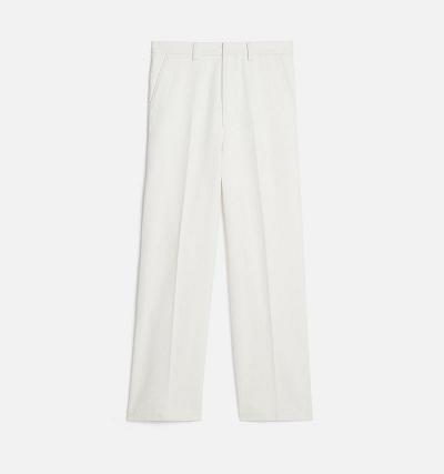AMI PARIS Large Fit Pants White | ami_CA548