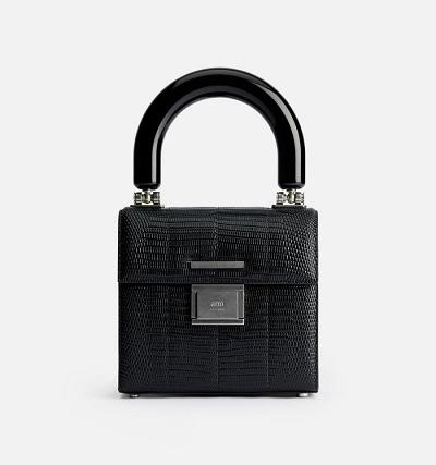 AMI PARIS Mini Deja Vu Bags Black | ami_CA143