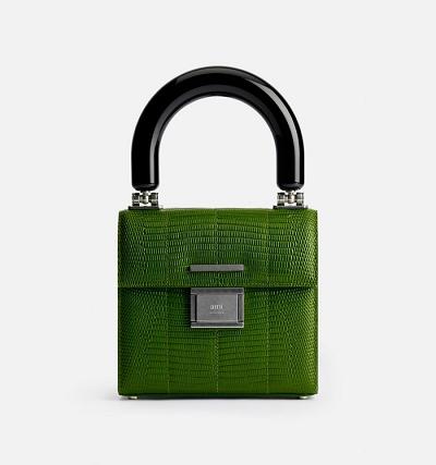 AMI PARIS Mini Deja Vu Bags Green | ami_CA416