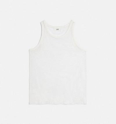AMI PARIS Oversized Tanks White | ami_CA279