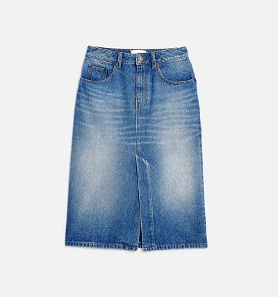 AMI PARIS Pencil Denim Blue | ami_CA159