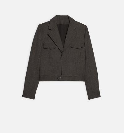AMI PARIS Short Jackets Brown | ami_CA157