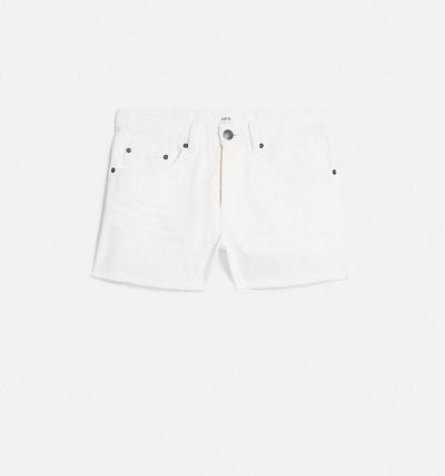 AMI PARIS Straight Fit Denim White | ami_CA333