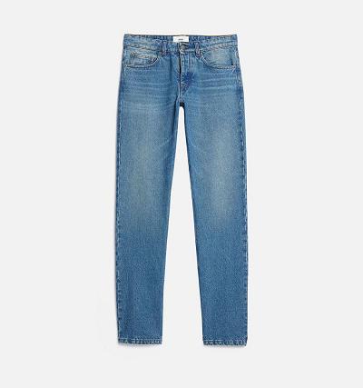 AMI PARIS Tapered Fit Jeans Blue | ami_CA248