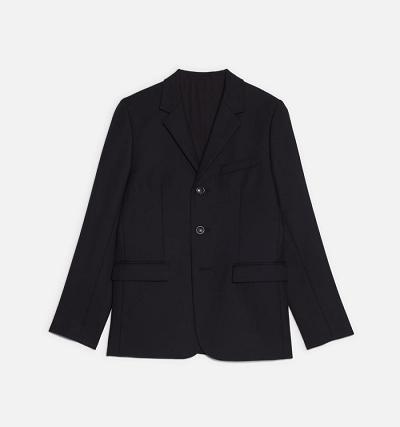 AMI PARIS Three Buttons Jackets Black | ami_CA315