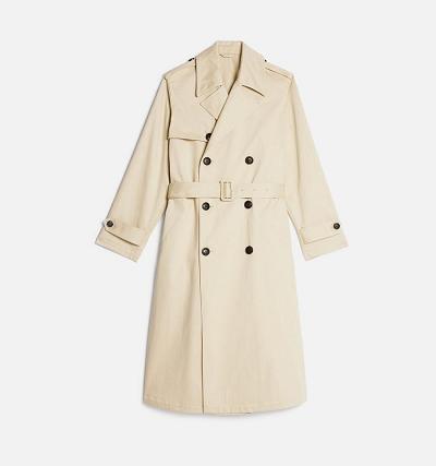 AMI PARIS Trench Jackets Khaki | ami_CA348