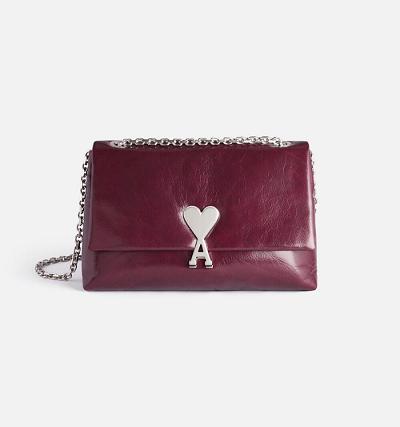 AMI PARIS Voulez-Vous Bags Burgundy | ami_CA354
