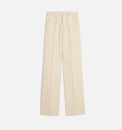 AMI PARIS Wide Fit Pants Beige | ami_CA569