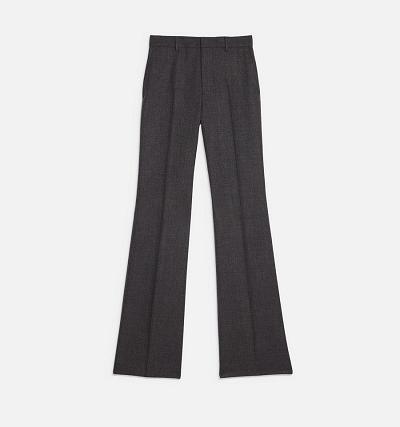 AMI PARIS Wide Fit Pants Grey | ami_CA515