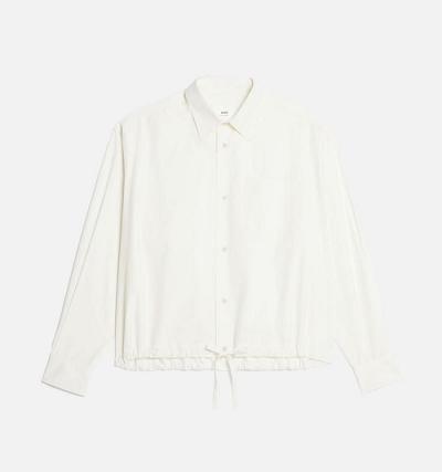 AMI PARIS With Waist Cord Shirts White | ami_CA182